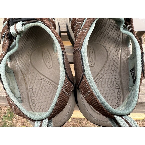KEEN Women’s Newport H2 Waterproof Sandals Brown Aqua Size 7.5 – Excellent - Picture 10 of 14